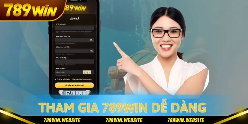 Tham gia game bài 789win dễ dàng